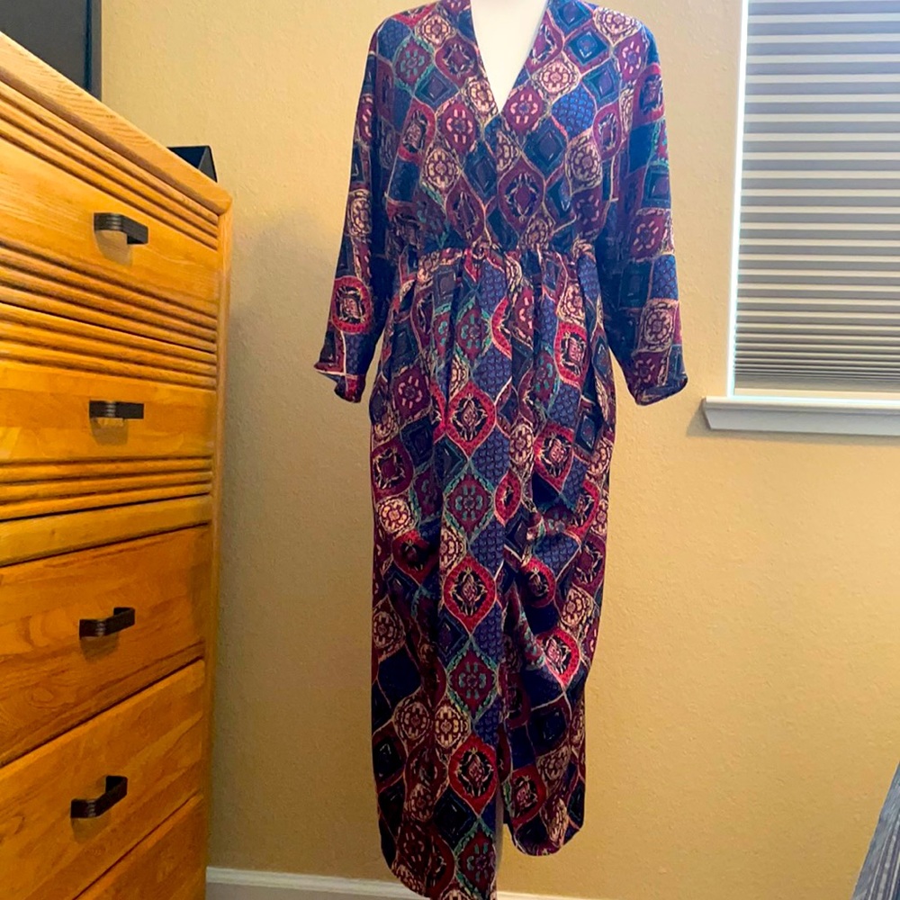 Kimono style dress by Anthropologie
